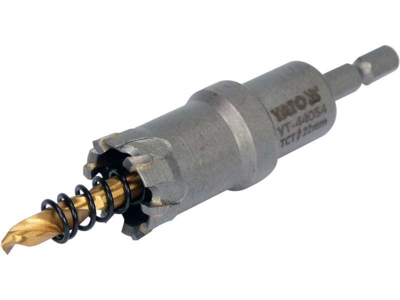 Freză circulară YATO 22 mm TCT cu suport pentru biți - 3 | YEO