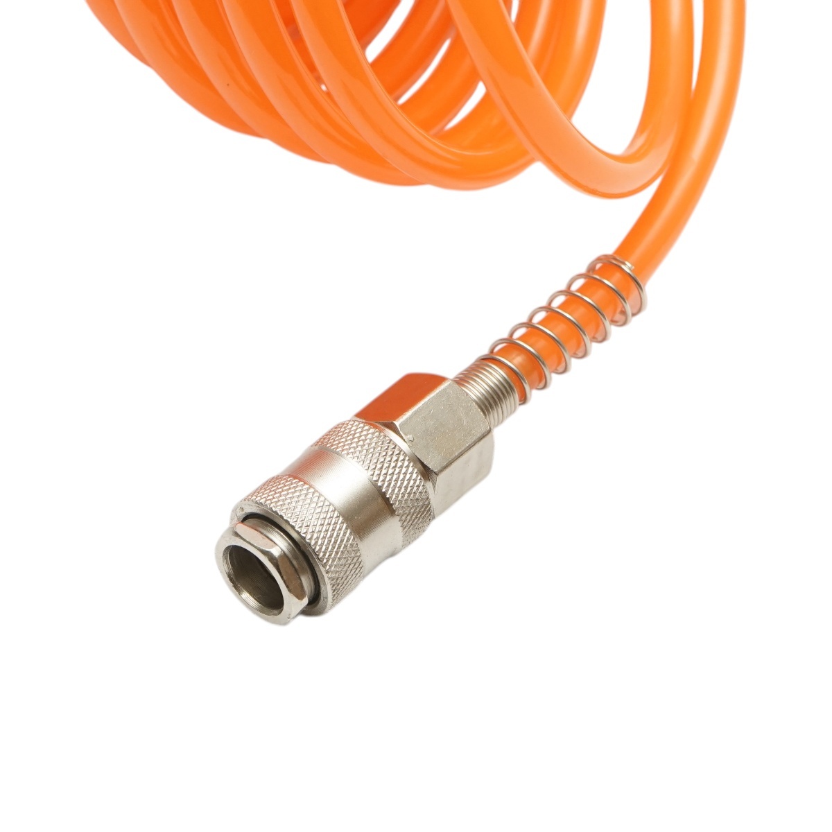 Furtun aer comprimat spiralat 5m, Ø 5mm, cupla rapida 1/4 , Cod: BK76308 - 3 | YEO