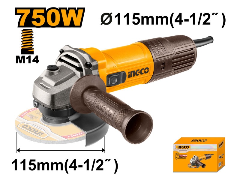 INGCO Polizor unghiular 115 mm 750 W