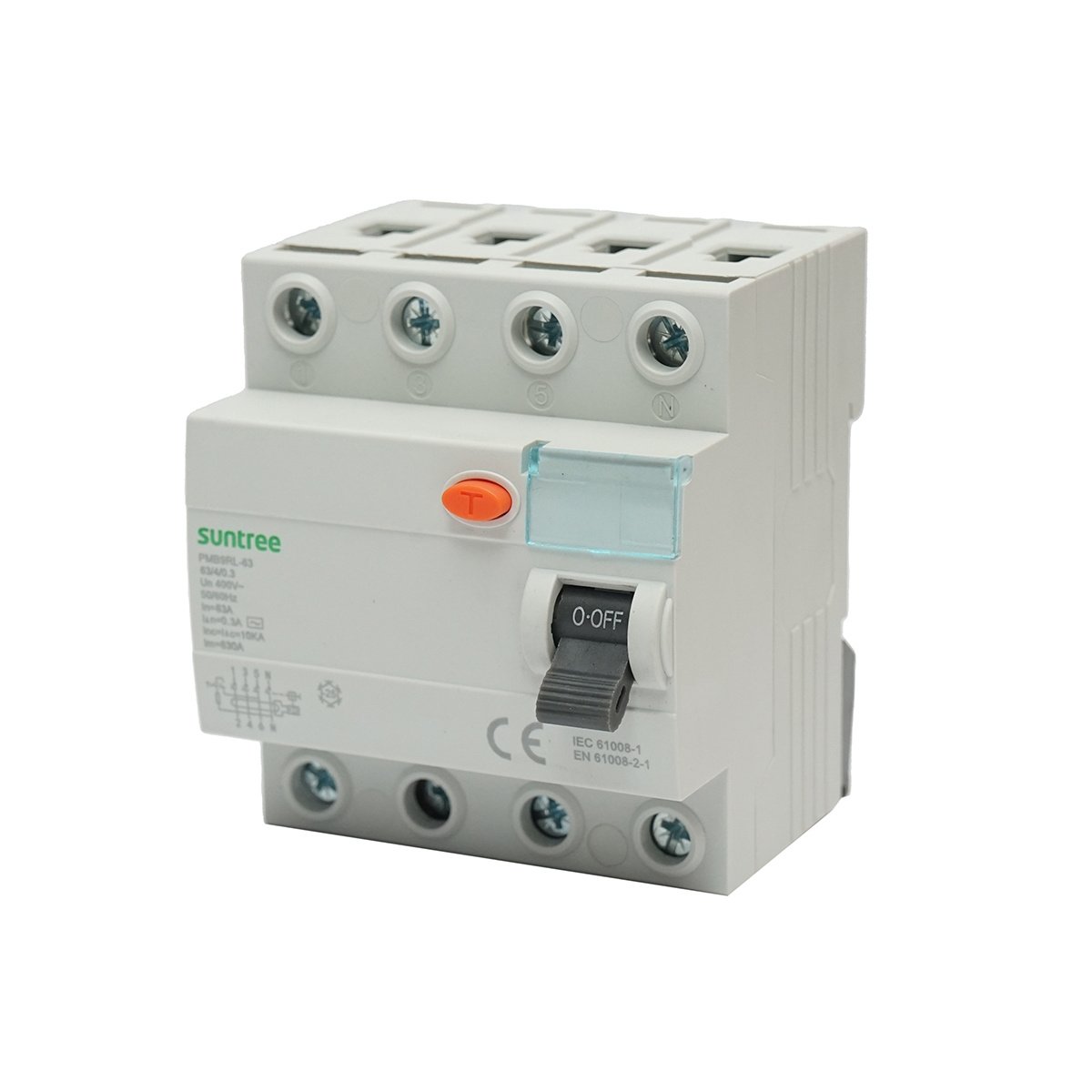 Intrerupator automata diferential 4P 63A 30mA 6kA, tip AC, Cod: DISMB65, Brand: SUNTREE - 3 | YEO