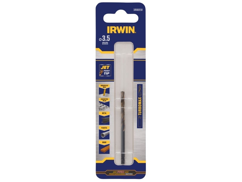 IRWIN Burghiu rotativ 3,5 x 70/39 mm HSS PRO cilindric - 1 | YEO