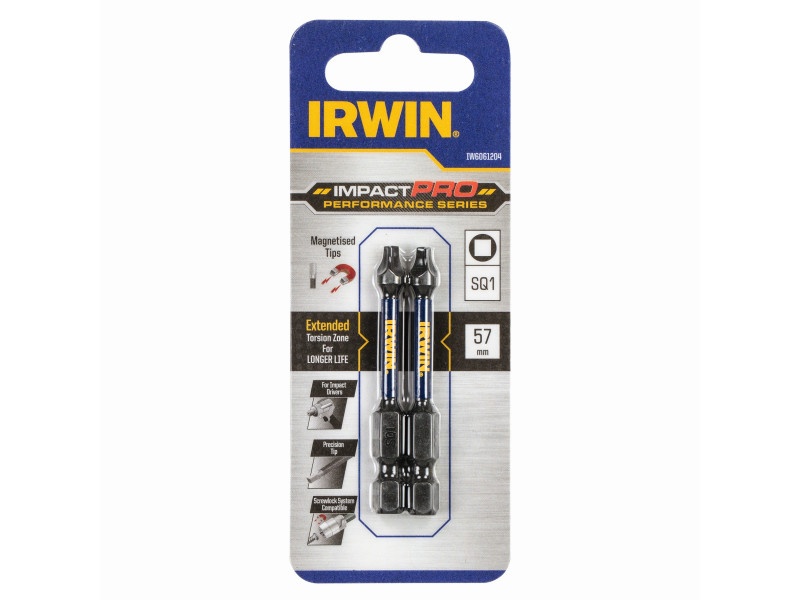 IRWIN Impact Pro Bithegy SQ1 x 57 mm (2 buc) - 2 | YEO