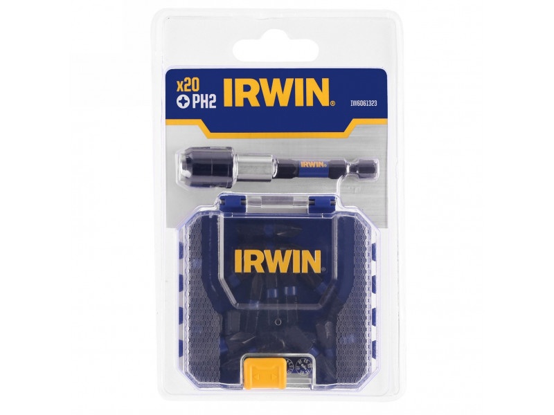 IRWIN Impact Pro set de vârfuri de biți PH2 x 25 mm + suport vârfuri de biți (20 buc) - 2 | YEO