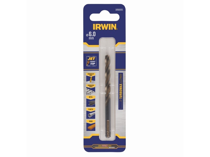 IRWIN Mașină de găurit 6 x 93/57 mm HSS PRO cu prindere pe 3 părți - 1 | YEO