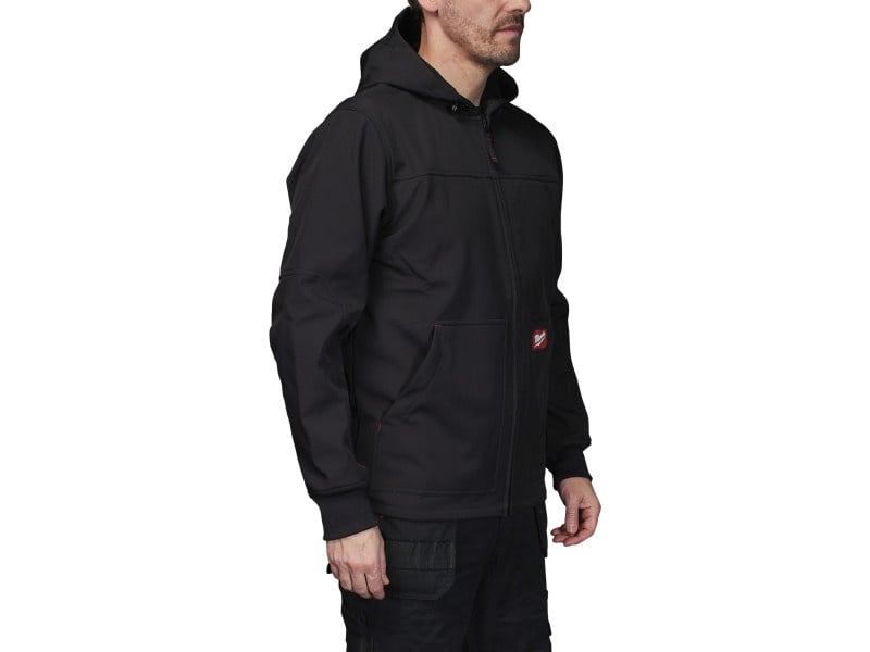 Jachetă cu glugă MILWAUKEE Freeflex™ Softshell negru 3XL - 2 | YEO