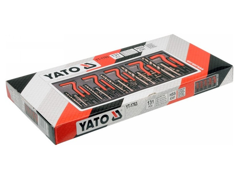 Kit de reparare a filetului YATO 131 bucăți M5-M12 - 3 | YEO