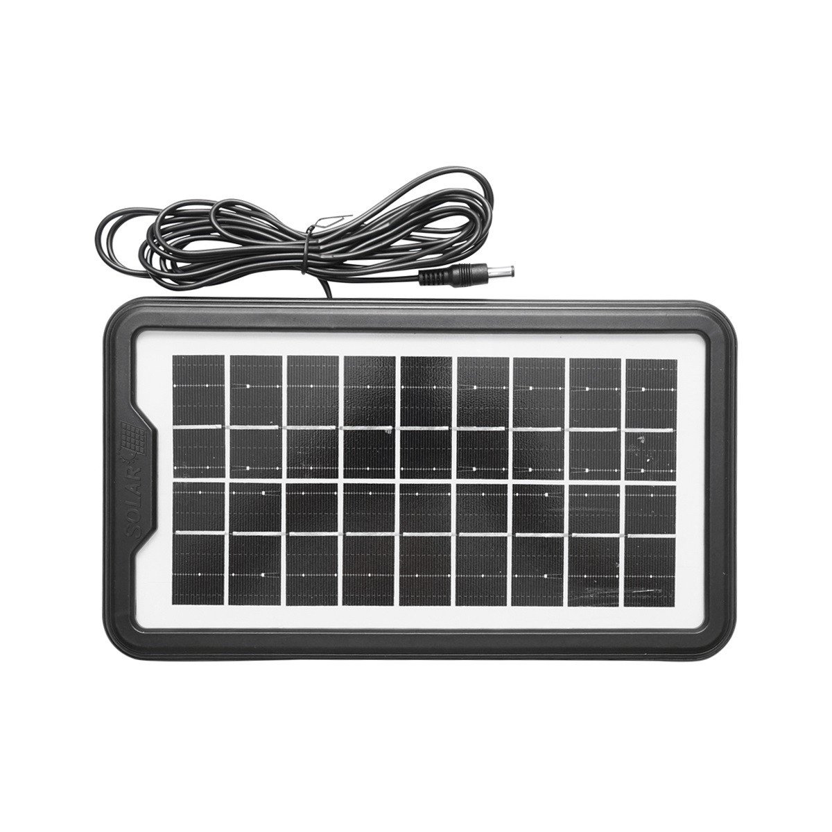 Kit iluminat portabil, LED, cu 3 becuri/proiector, panou solar si baterie 6V, 4.5Ah, pentru pescuit, camping, GD-8017, Cod: DISLK12, Gdplus - 2 | YEO