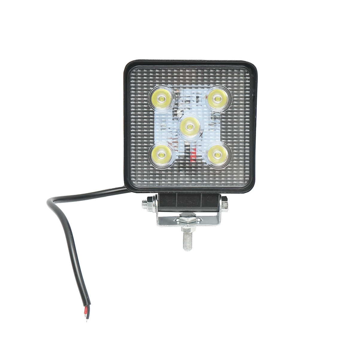 Lampa 5 LED-uri 10-30V 15W unghi radiere 30 de grade tip spot 108x108x36mm IP67 6000K, Cod: BK69001S, Brand: BRECKNER GERMANY