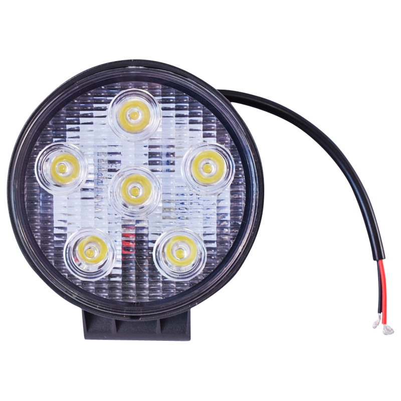 Lampa 6 LED-uri 10-30V 18W unghi radiere 30 de grade tip spot 118x118x35mm 6000K IP67, Cod: BK69000S, Brand: BRECKNER GERMANY