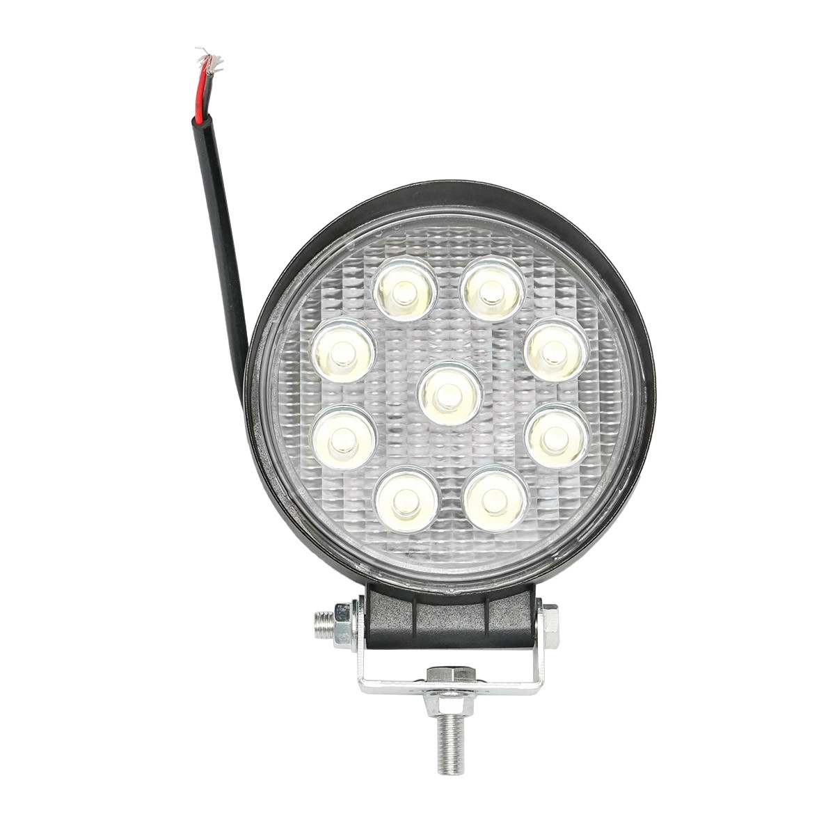 Lampa cu 9 LED-uri 10-60V 27W unghi radiere 60 de grade tip flood 6000K 107x107x51mm IP67, Cod: BK69004F, Brand: BRECKNER GERMANY