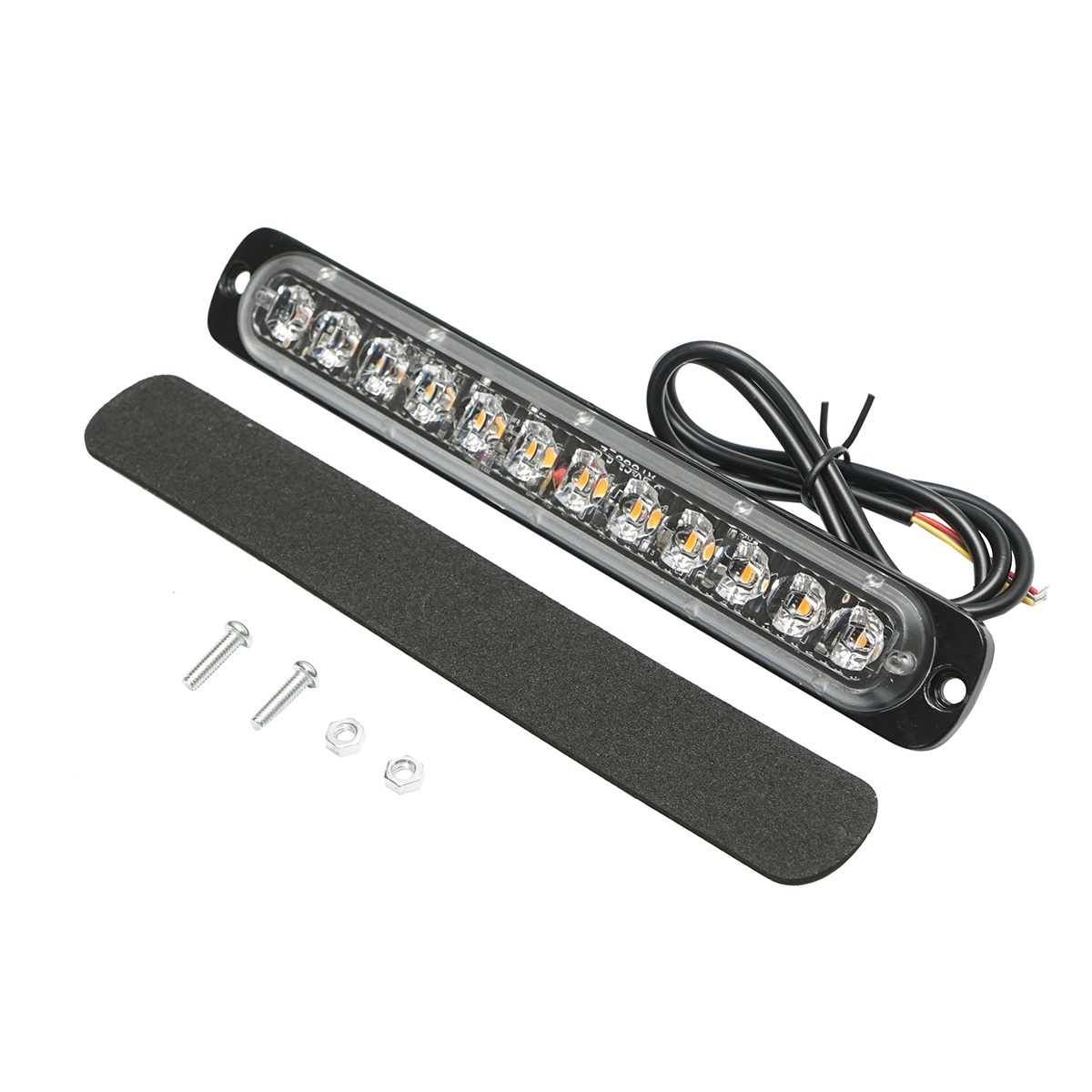 Lampa gabarit LED 12-24V, 24W, galben, 12 LED-uri 190x30x12mm , Cod: BK79853 - 1 | YEO