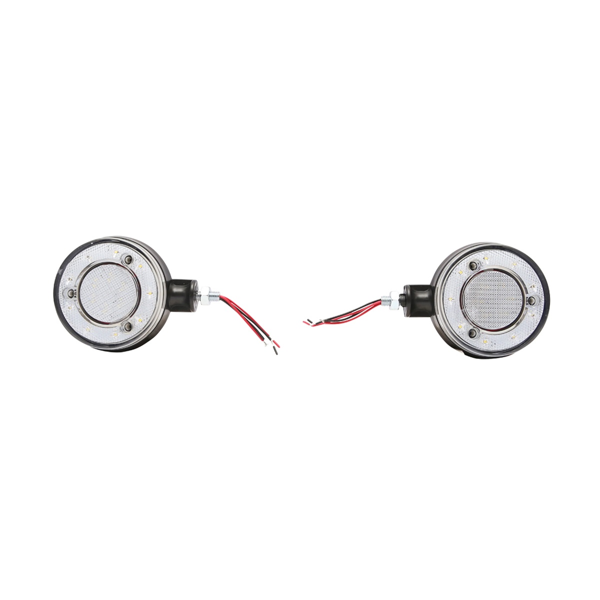 Lampa gabarit LED 12/24V pentru oglinda camion rosu/alb FR0331RW, Cod: BK69543,Brand: BRECKNER GERMANY