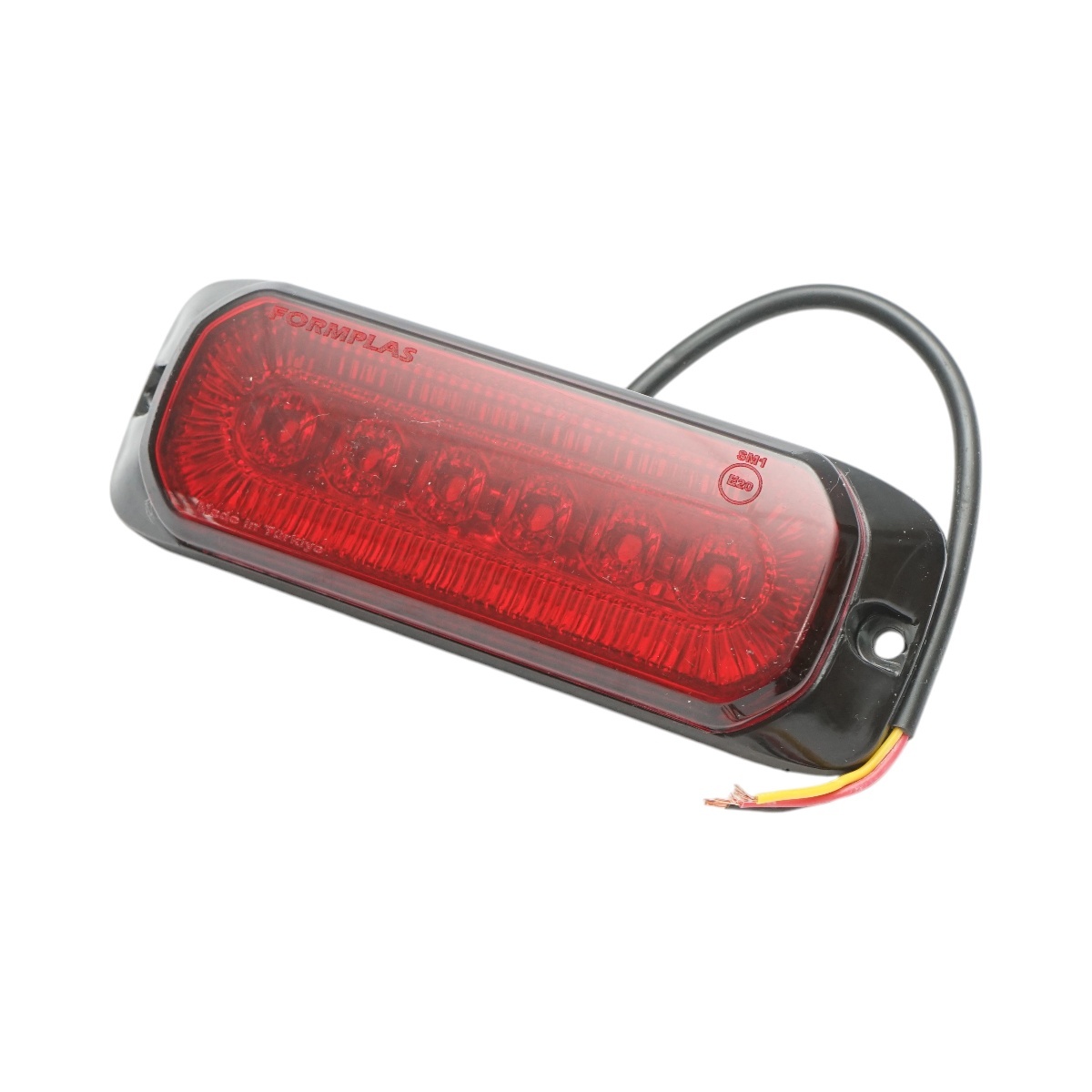 Lampa laterala stroboscopica LED 12-24V rosie 9 functii 132x46x19mm FR1287, Cod: BK98691, BRECKNER GERMANY - 3 | YEO