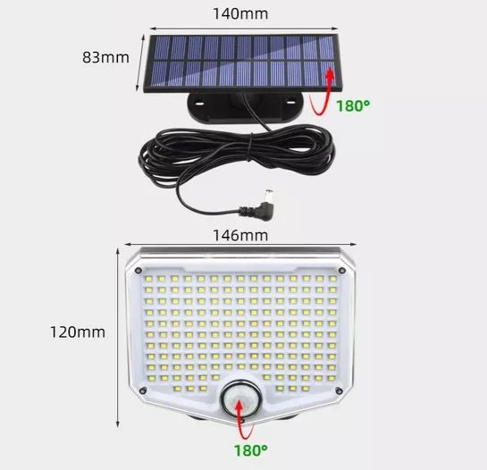 Lampa LED 8W cu panou solar telecomanda si baterie 2000mAh, IP65, Cod: BK69960,Brand: BRECKNER GERMANY - 3 | YEO