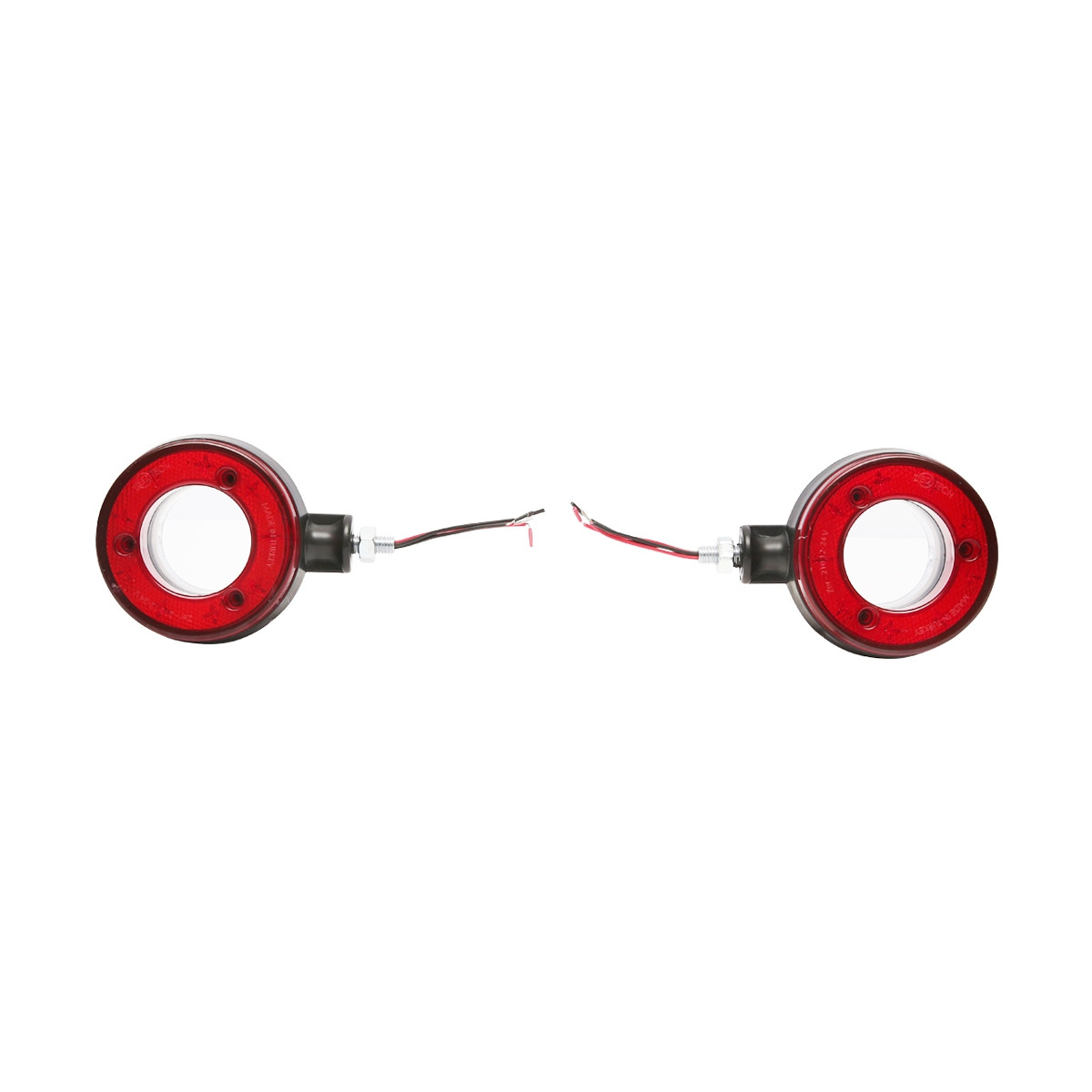 Lampa pozitie cu LED 12/24V pentru oglinda camion rosu/alb FR0330RW, Cod: BK69541, Brand: BRECKNER GERMANY