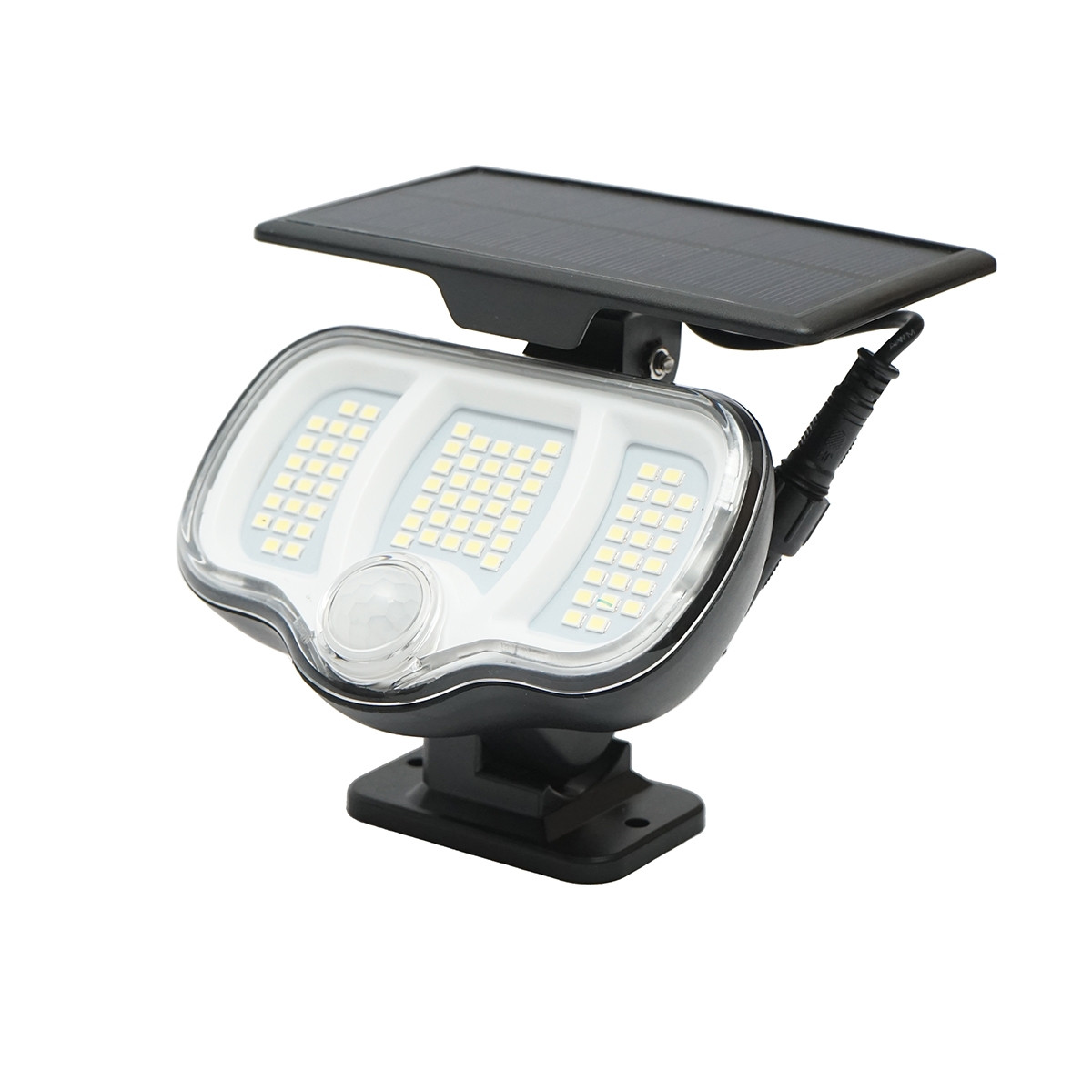 Lampa solara LED cu panou 0.8W de perete, baterie 3.7V, 1200mAh si senzor de miscare, Cod: BK78427, Brand: BRECKNER GERMANY