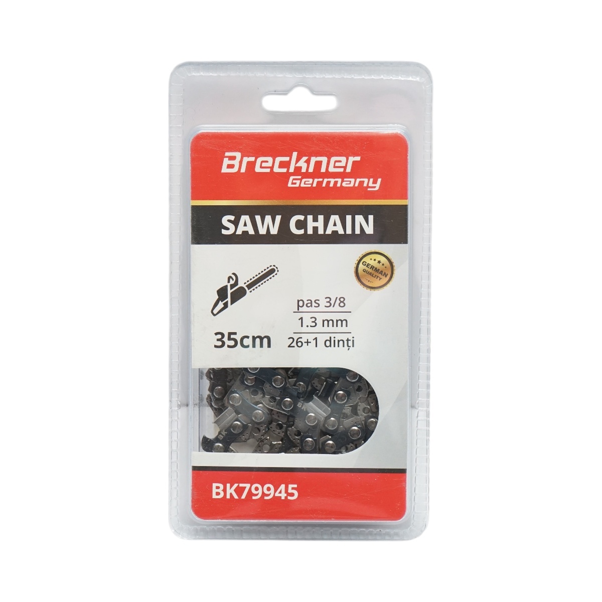 Lant drujba pas 3/8, 26+1 de dinti, 1.3mm, lungime 35cm , Cod: BK79945, Breckner Germany