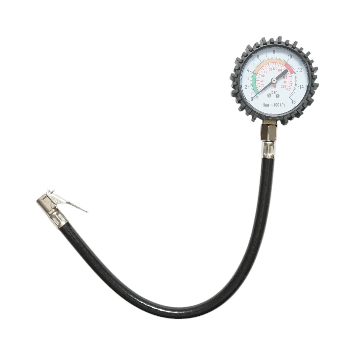 Manometru presiune analog cu furtun umflat roti 0-16 bar , Cod: BK56582, Breckner Germania
