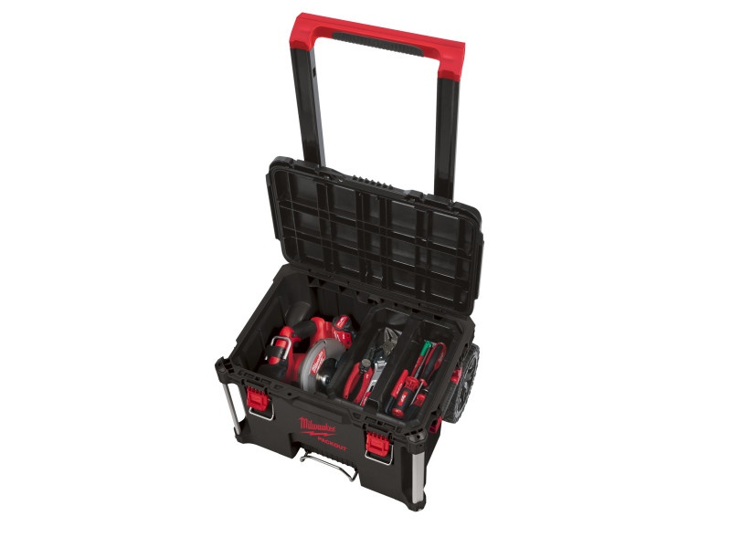 MILWAUKEE Ladă de depozitare 560 x 410 x 480 mm cu roți PACKOUT™ - 2 | YEO