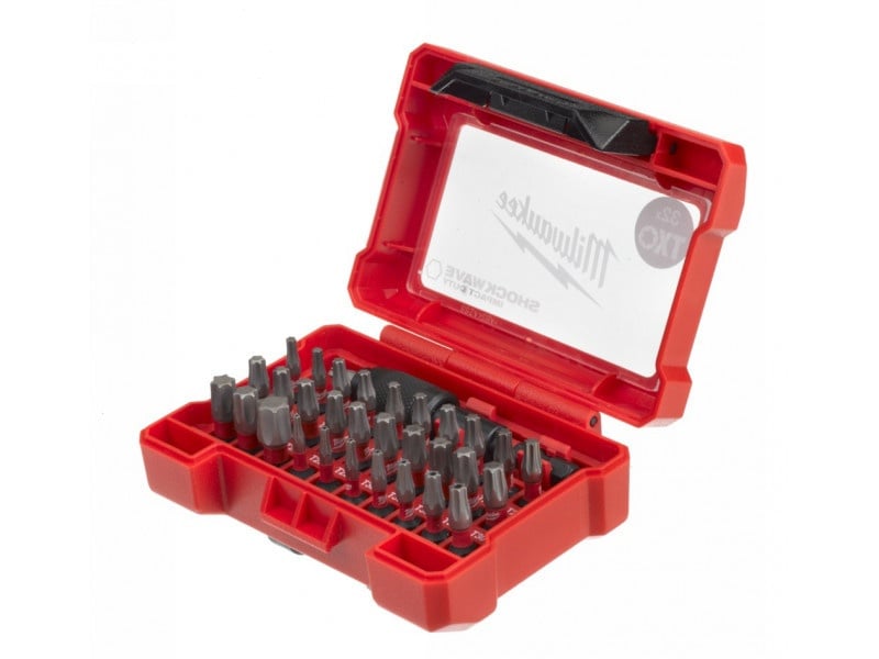 MILWAUKEE Set biți șurubelniță 32 piese Shockwave Torx