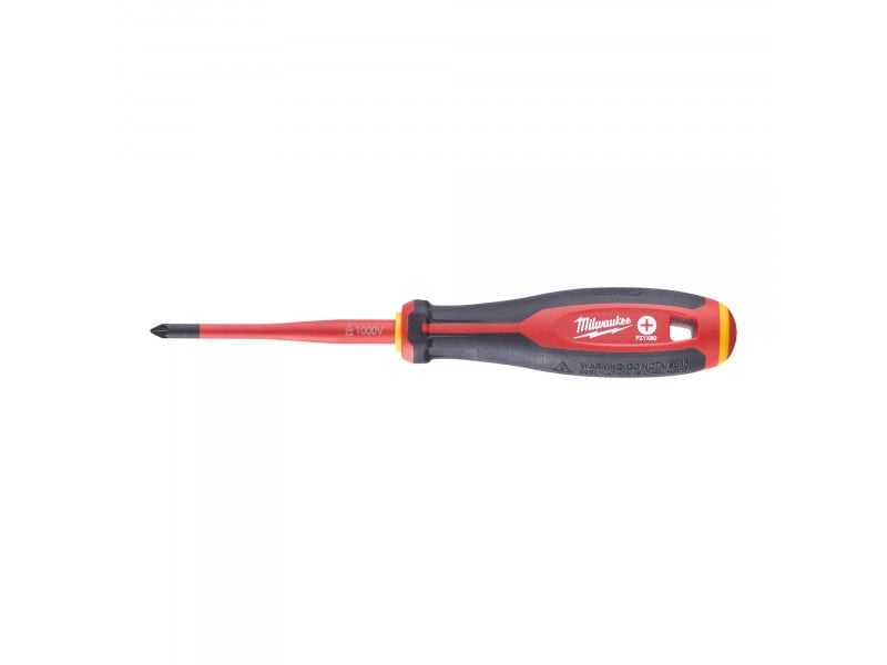 MILWAUKEE Șurubelniță PZ1 x 80 mm până la 1000 V izolată Tri-Lobe