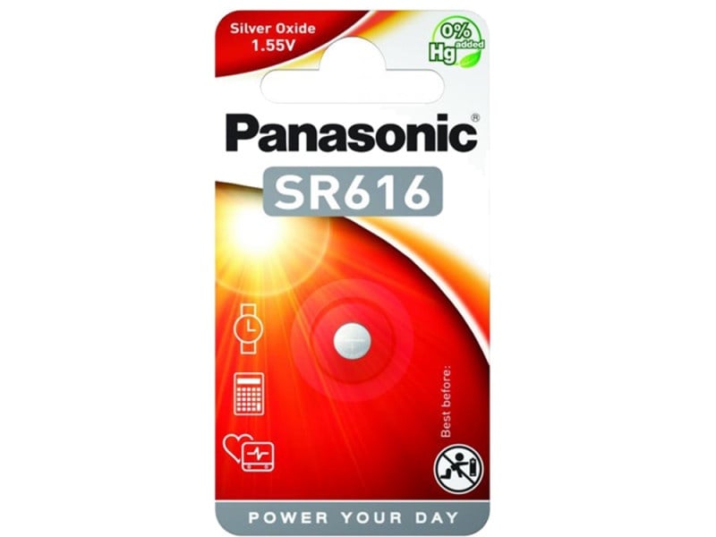 PANASONIC SR616 celulă buton cu oxid de argint 1,55 V