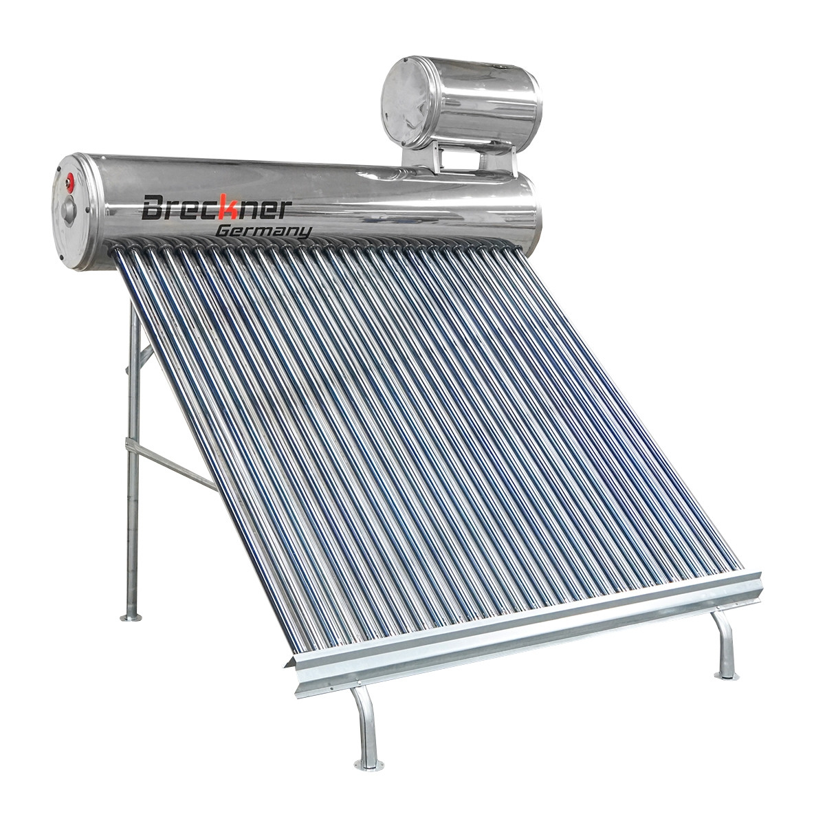 Panou solar nepresurizat inox, cu 30 tuburi pentru apa calda, boiler 210L, 2020x2200x1820mm, Cod: BK77132, Echivalență: DISEH56, Breckner Germany - 2 | YEO