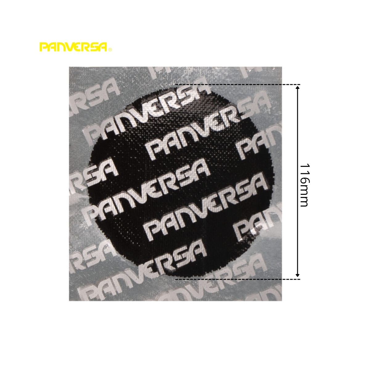 Petice vulcanizare rotunde 116mm PP6 pentru camere de aer Panversa, DISRN72 - 1 | YEO