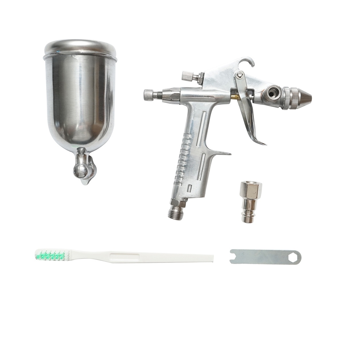 Pistol de vopsit cu aer comprimat 200ml, duza 0.5mm, debit 60ml/min, presiune max. 2.5 bar K-3, Cod: BK7612 - 1 | YEO