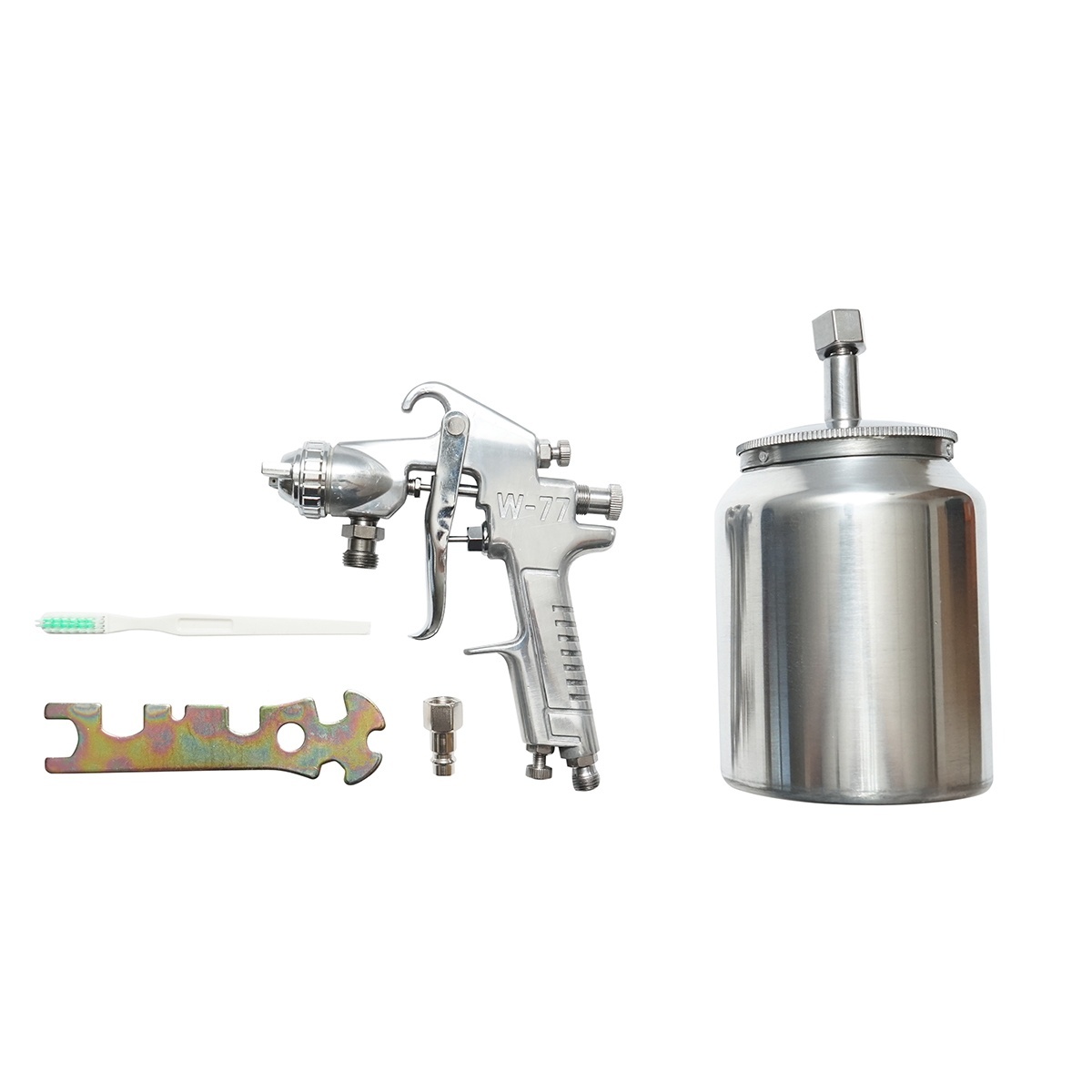 Pistol de vopsit industrial cu aer comprimat 600ml, duza 2.5mm, debit 400ml/min, presiune max. 5 bar, Cod: BK76160 - 1 | YEO