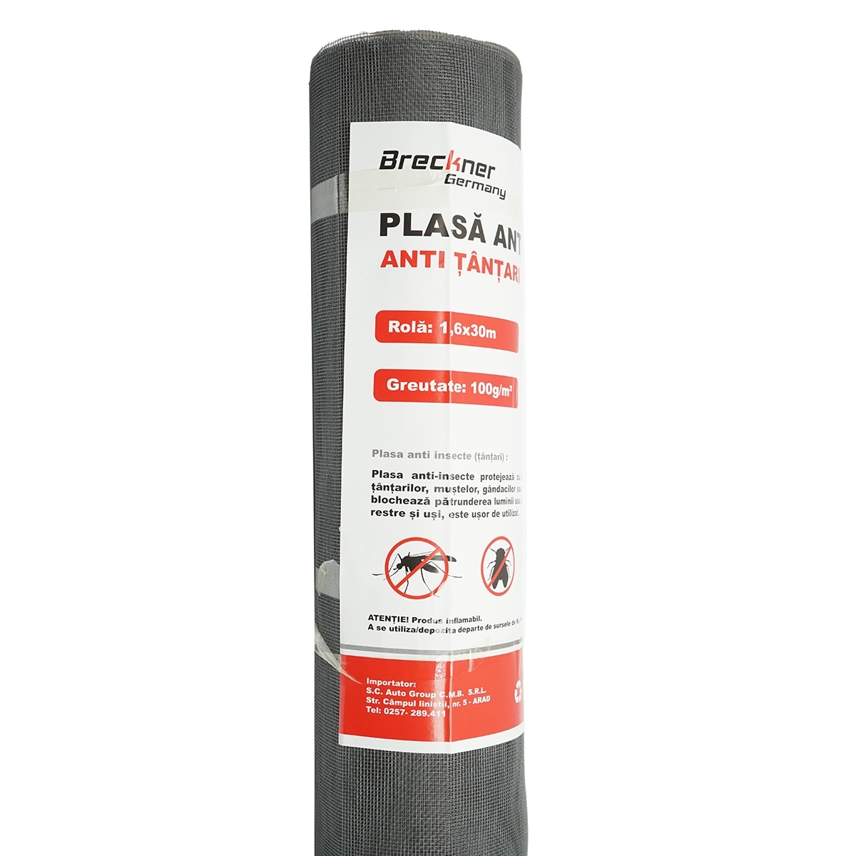 Plasa anti insecte (tantari) 100 gr/mp, 1.6x30m, Cod: BK78862, Brand: BRECKNER GERMANY - 1 | YEO