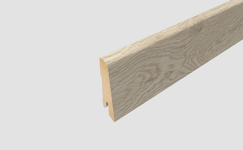 Plinta Mdf, 240 x 1.4 x 8 cm, L368, pentru Parchet laminat Egger Pro, Stejar Melba natur, EPL190, Egger