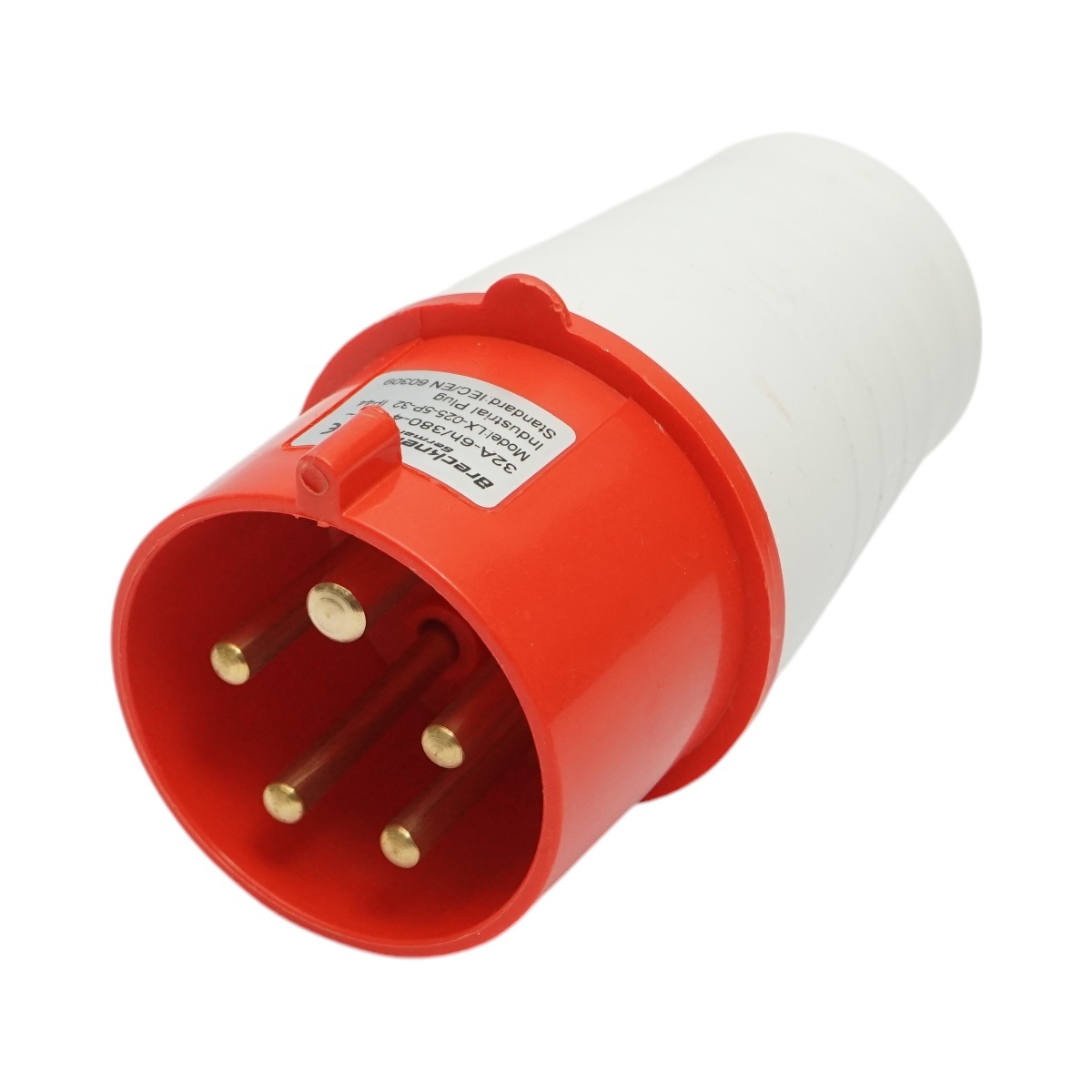 Plug, fisa pentru priza industriala trifazata 32A, 415V, IP44, 6H , Cod: DISMR06, Breckner Germania
