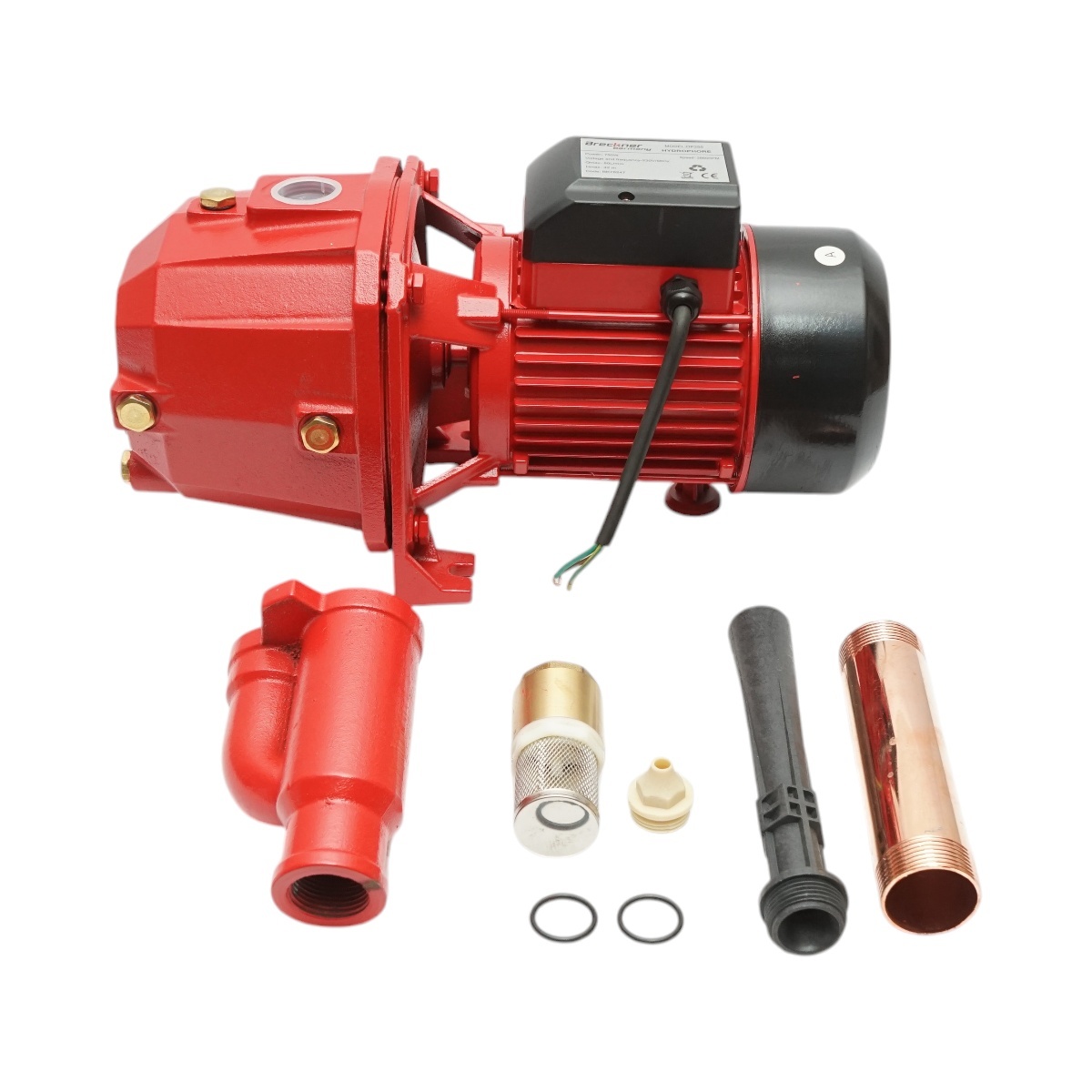 Pompa apa de suprafata autoamorsanta cu ejector 750W, 220V, H42m, debit 80 L/min DP255 , Cod: BK76247 , Breckner Germany