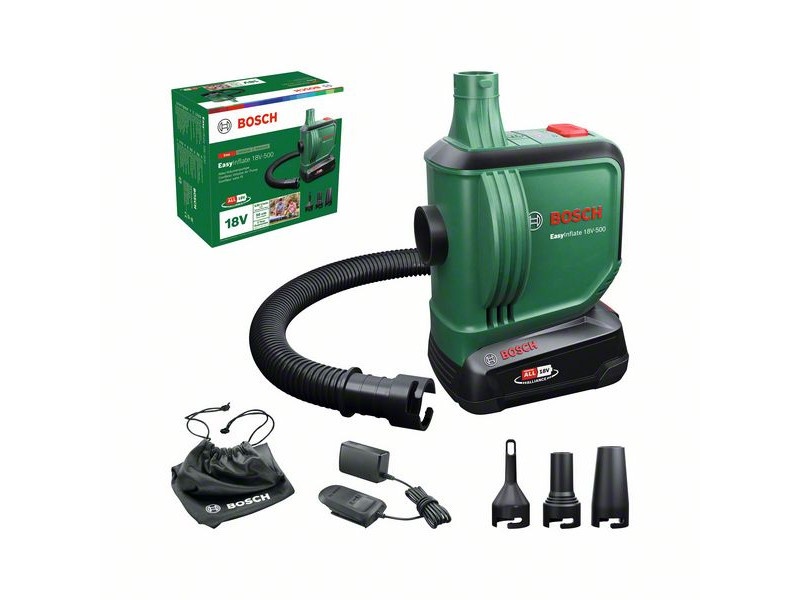 Pompă fără fir BOSCH EasyInflate 18V-500 (1 x baterie de 2,5 Ah) - 3 | YEO