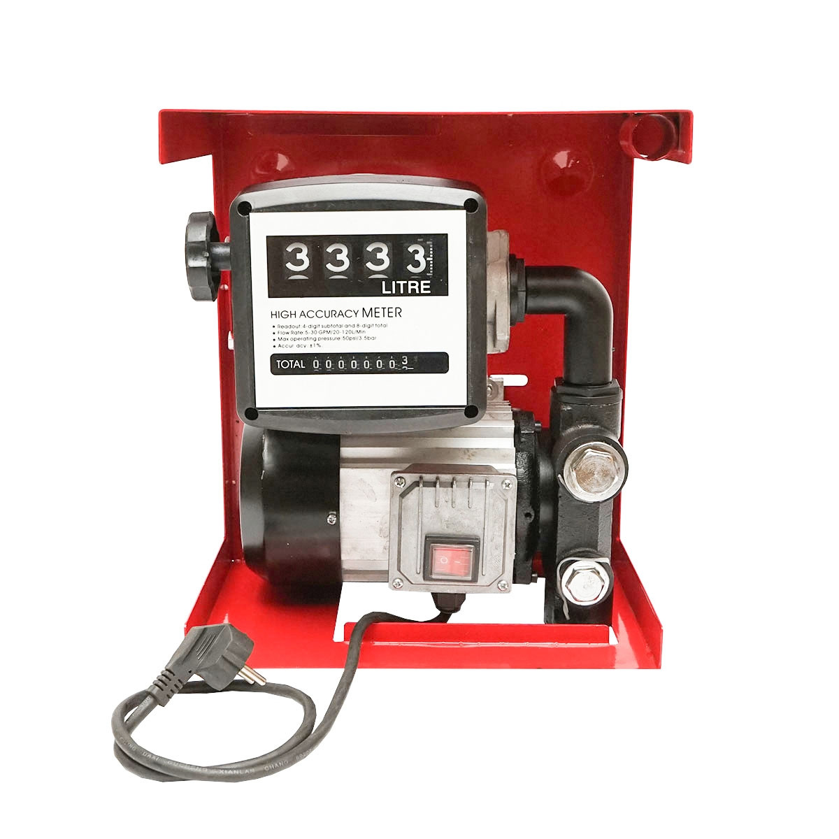 Pompa transfer motorina 220V 550W Breckner Debit 60L/min. (Kit cu contor, furtun aspiratie 1,5M, furtun transfer 4M, Pistol), Cod: DISMA68, Cod: DISMA68 Brand: BRECKNER GERMANY - 1 | YEO