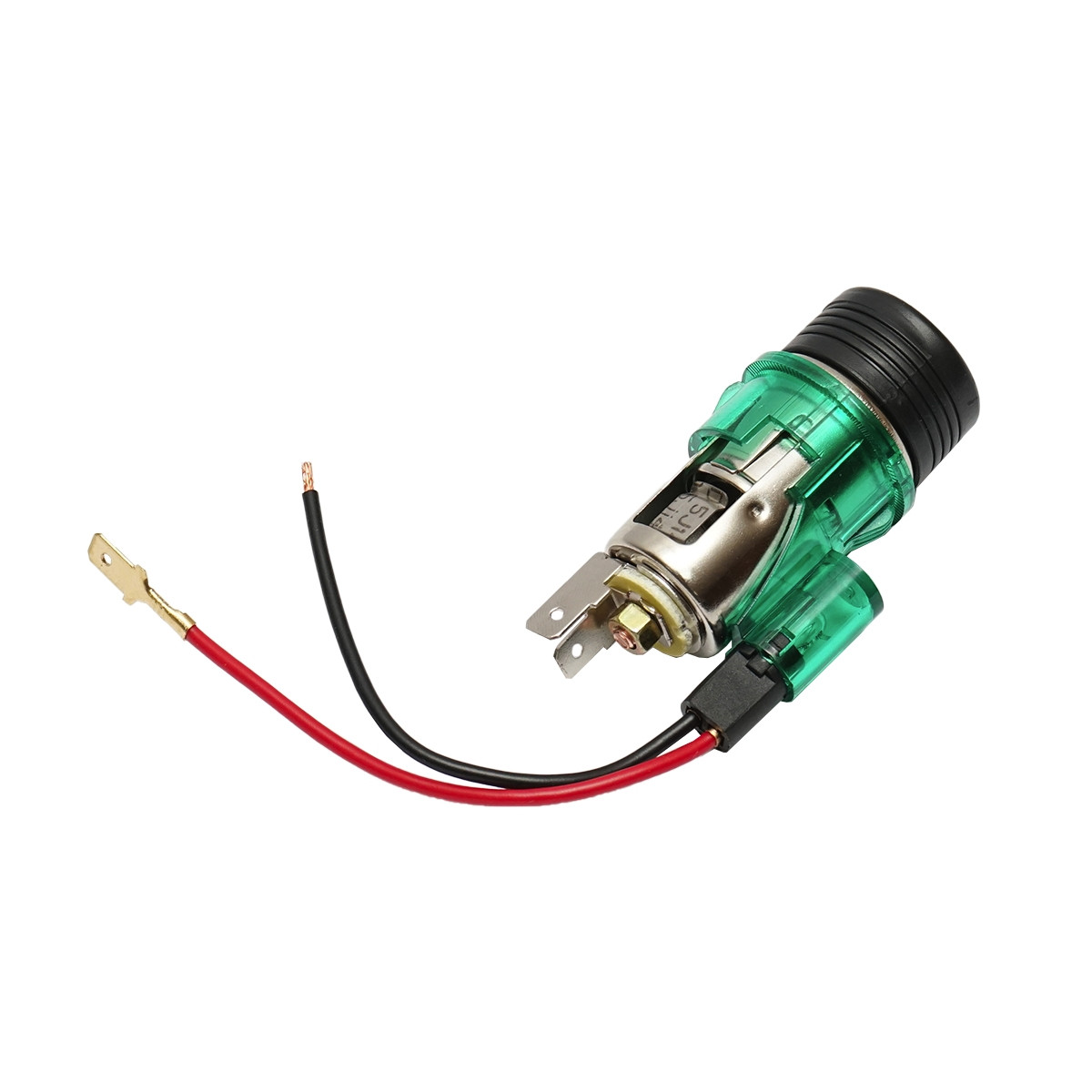 Priza cu bricheta auto universala 12V fi28, cu lumina integrata verde, Cod: BK92086, Brand: BRECKNER GERMANY