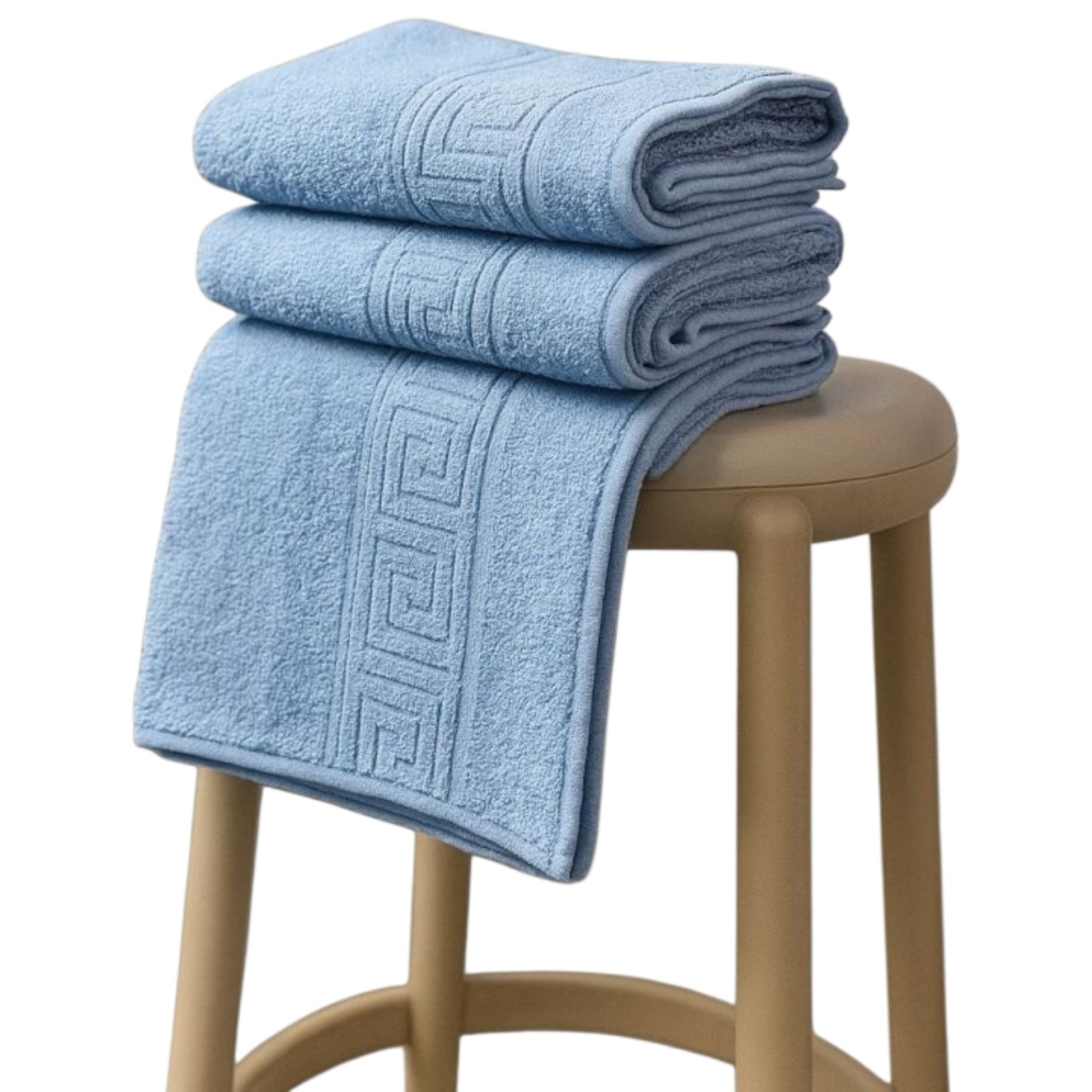 Set 10 Prosoape Față 50×90 cm – Model Grecesc (Model 7)