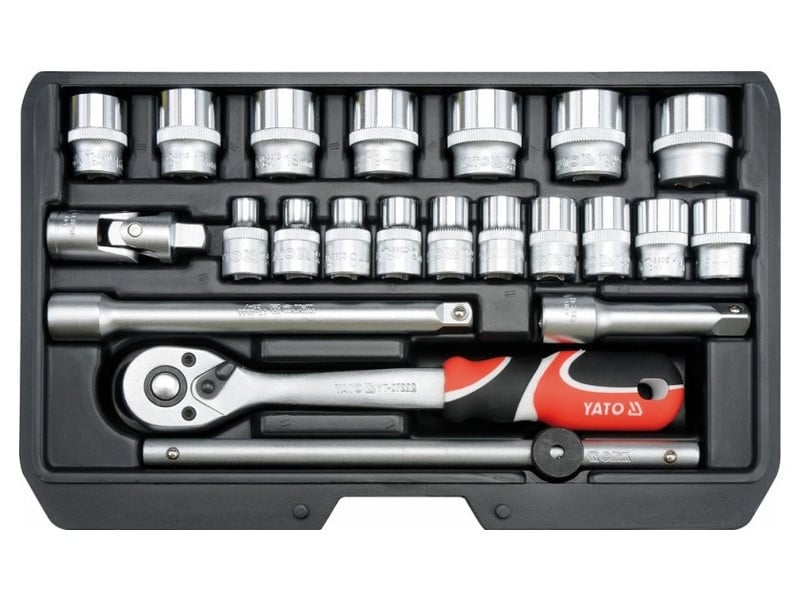 Set de prize YATO 22 piese 3/8" 6-22 mm CrV