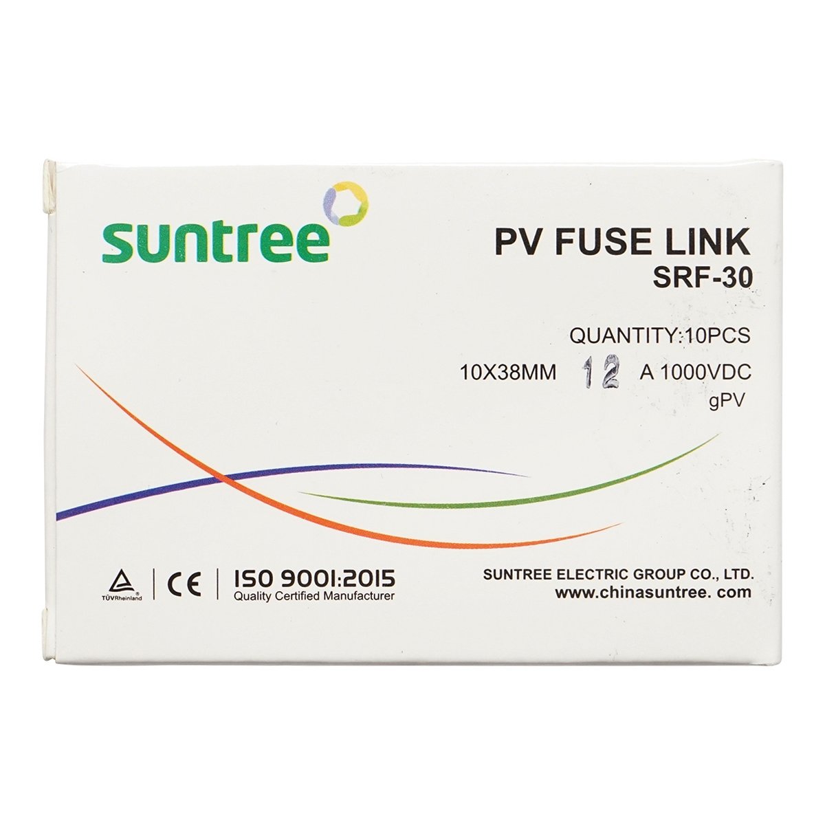 Siguranta fuzibila cilindrica SRF-32 pentru sisteme solare gPV, 12A, 1000V , Cod: BK77754,Brand: SUNTREE