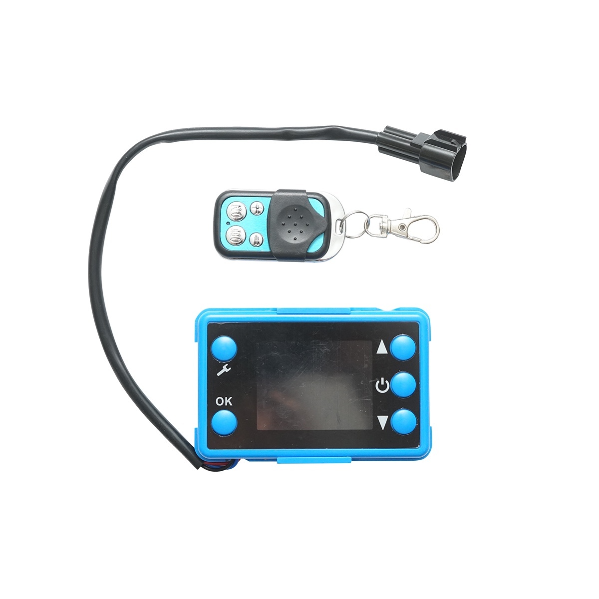 Sirocou, incalzitor stationar 12V, 5KW cu telecomanda, display LCD si bujie Kyocera Breckner Germany, BK78257