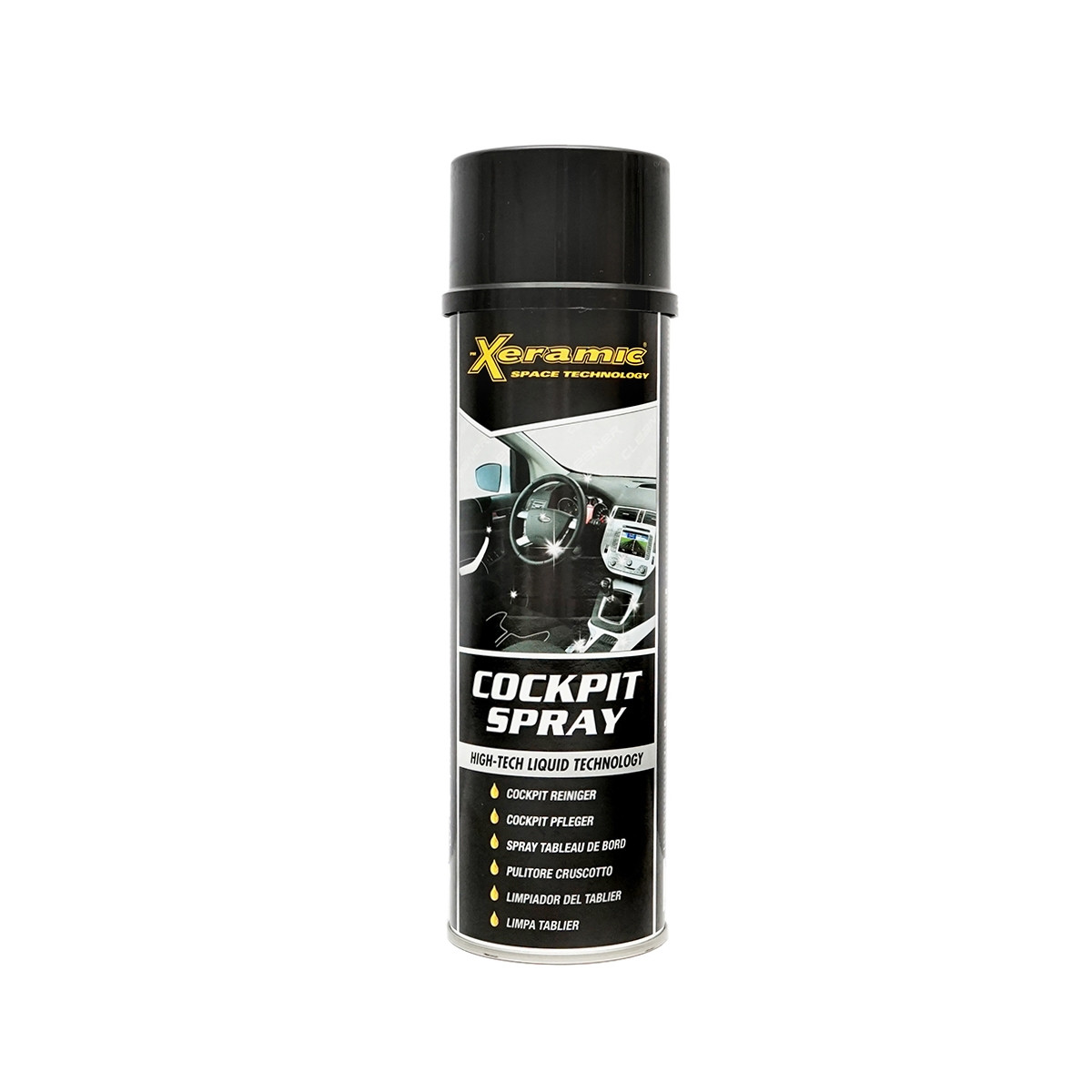 Spray cockpit anti-static incolor pentru curatare auto 500ml, Cod: XER20308, Brand: XERAMIC