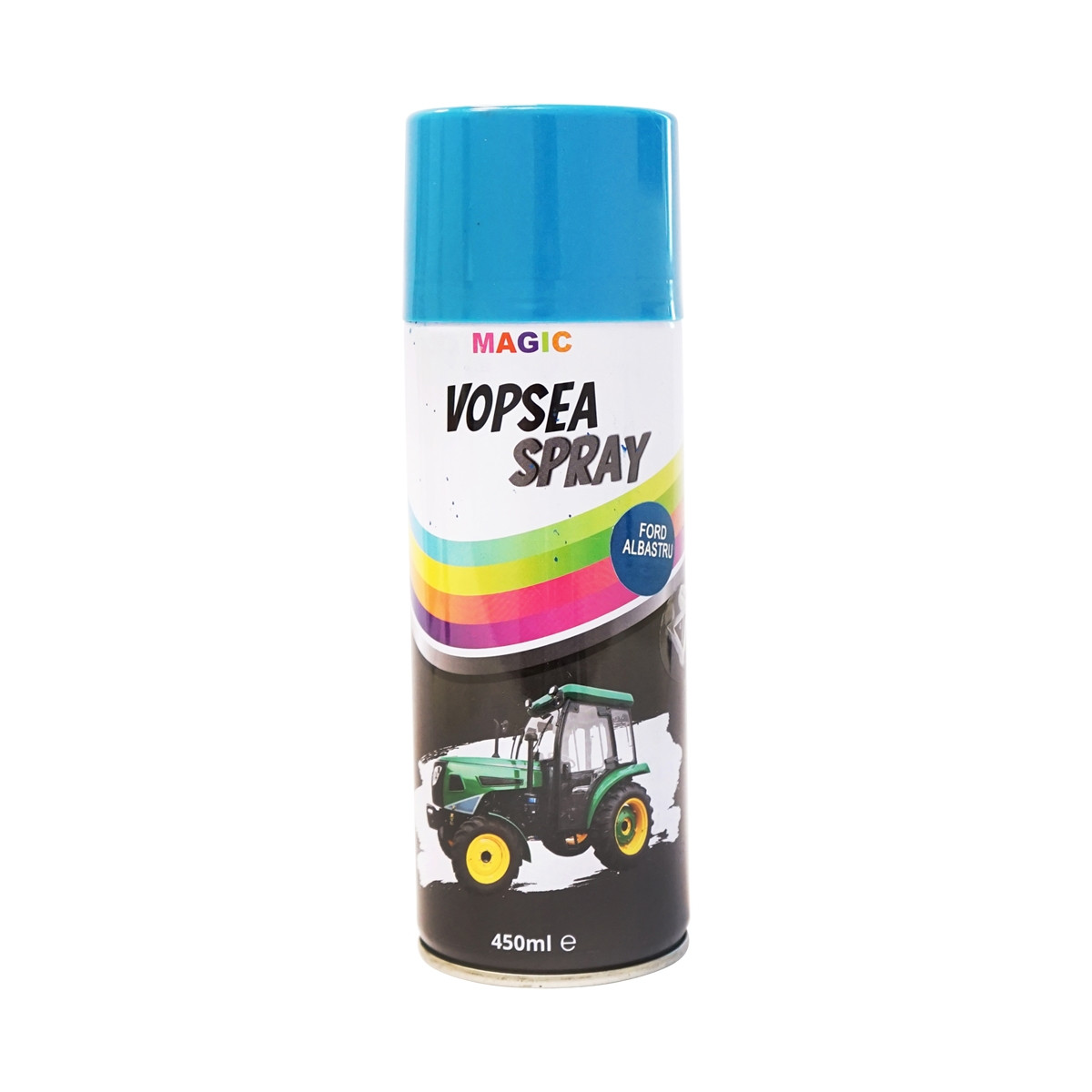 Spray vopsea auto albastru tip Ford profesionala cu uscare rapida 450ml, Cod: BK835111, Brand: MAGIC