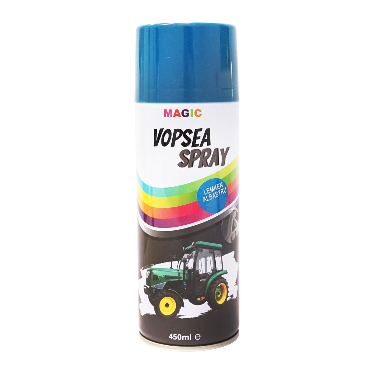 Spray vopsea auto albastru tip Lemken profesionala cu uscare rapida 450ml, Cod: BK835109,Brand: MAGIC