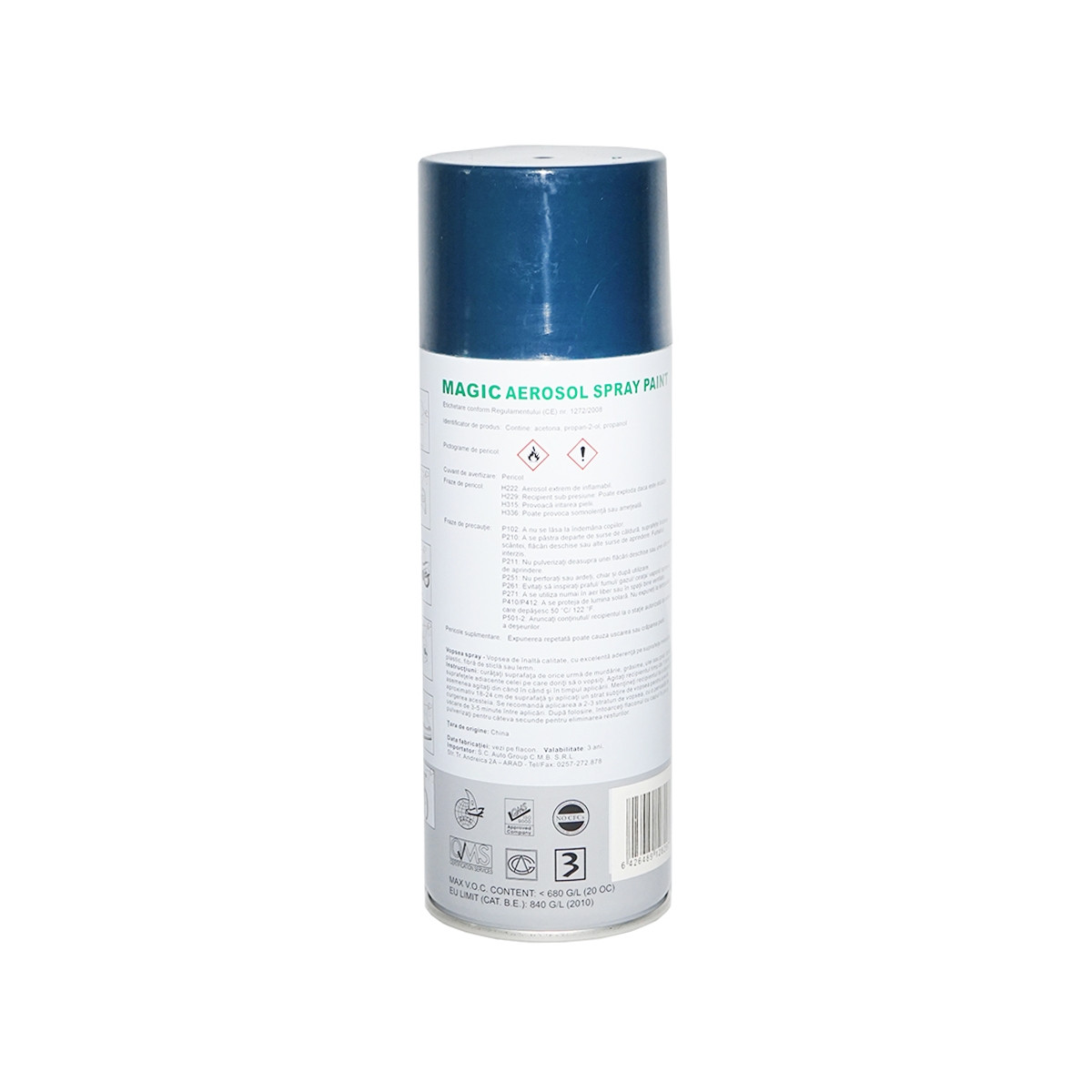 Spray vopsea Magic albastru mineral RNF 450 ml, Cod: FOXRNF, Brand: MAGIC - 2 | YEO