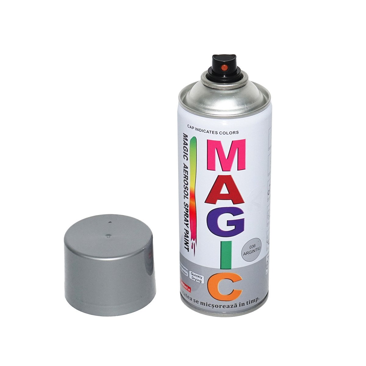 Spray vopsea Magic argintiu 036 450 ml, Cod: FOX036, Brand: MAGIC - 1 | YEO