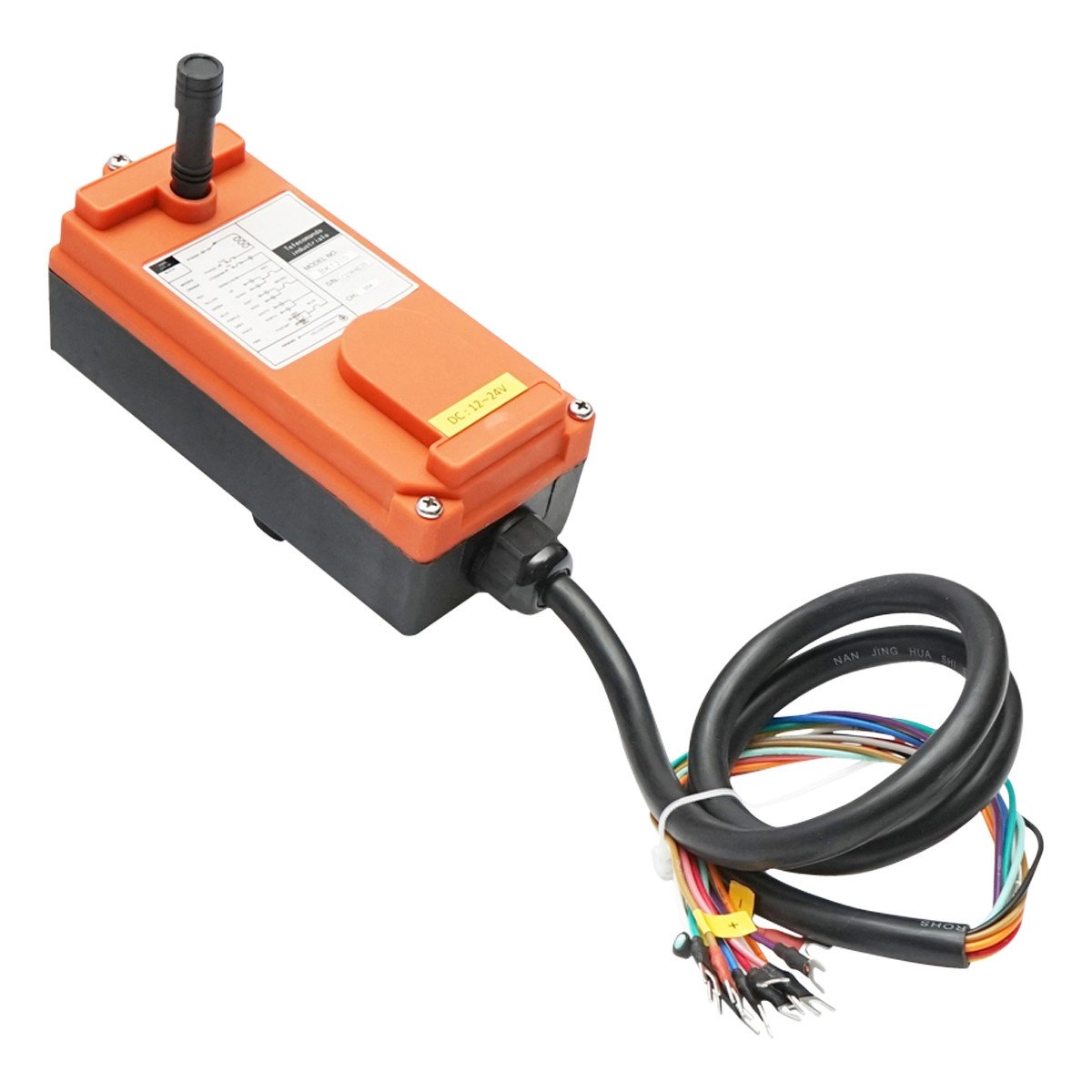 Telecomanda industriala wireless cu 6 comenzi DC 12V/24V si protectie la apa, Cod: BK81310, Brand: BRECKNER GERMANY