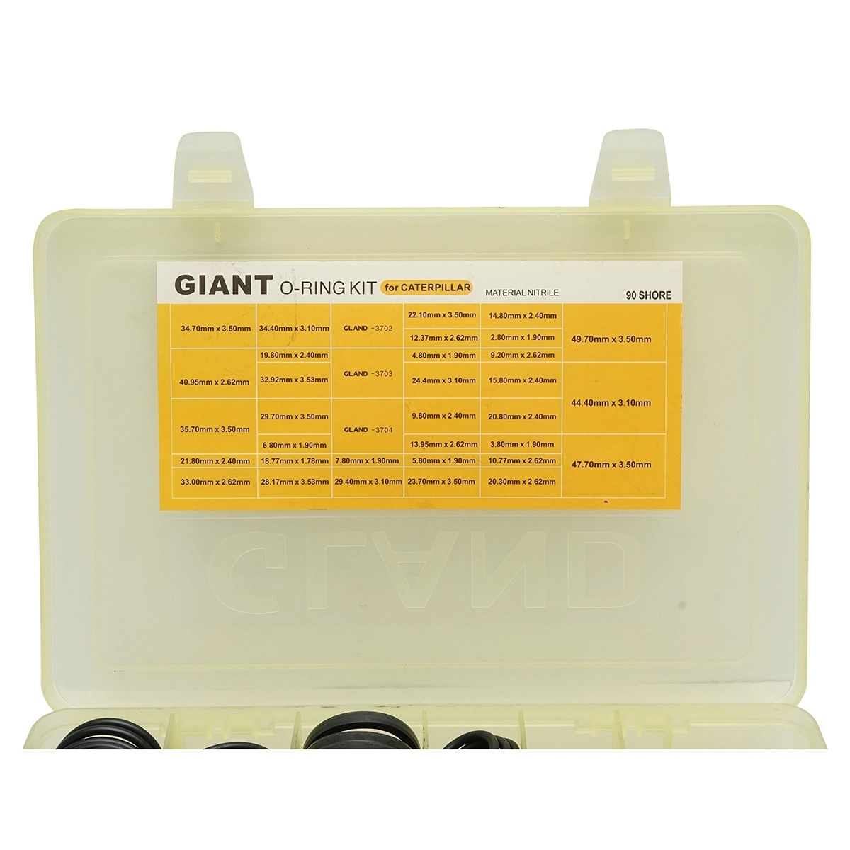 Trusa O-ring Caterpillar din NBR 90 Shore 396 piese, BK99819, BRECKNER GERMANY