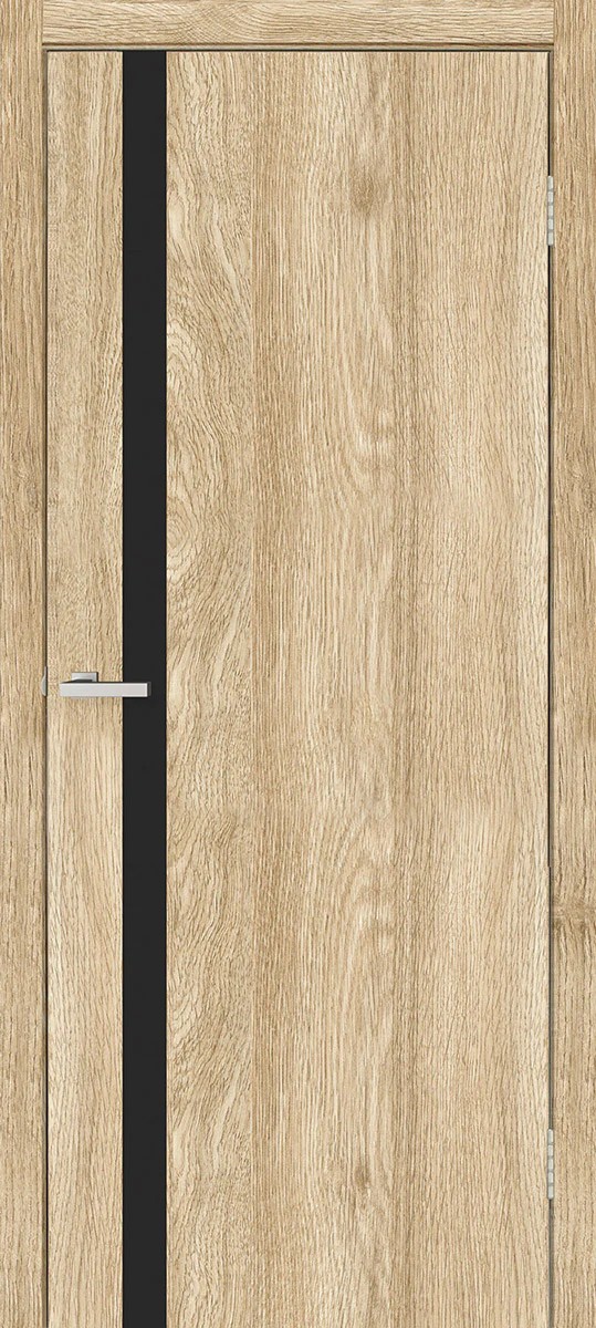 Usa interior, Sienna Profile Oak BG CITY Savanna Oak, lemn & mdf, 60x200cm, light brown, reversibila, KDoors