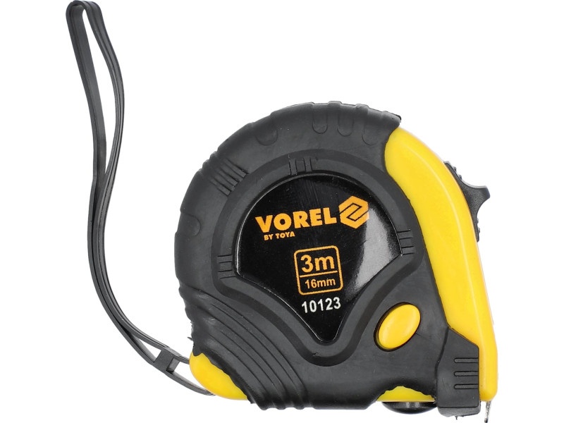 VOREL Bandă de măsurare 3 m x 16 mm cauciucată - 1 | YEO